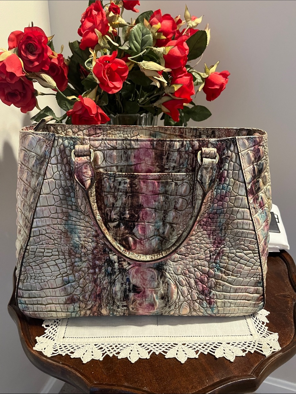 Like new Brahmin small Irene Amethyst Melbourne - Picture 2 of 7